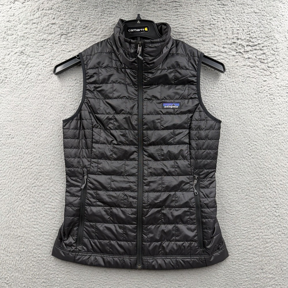 NEW Patagonia Nano Puff Vest Woman's XS Black Quilted Primaloft